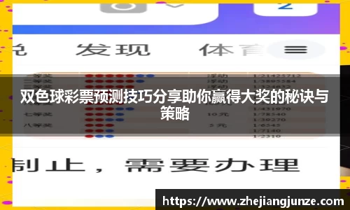 双色球彩票预测技巧分享助你赢得大奖的秘诀与策略